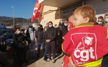 Mouvement de contestation de la CGT au centre de tri de La Poste de Furiani 