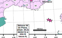 Corse : Encore un séisme au large de Piana