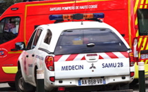 Un motard blessé dans une violente collision avec une voiture à Bastia
