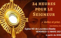 Bastia : « les 24 heures pour le Seigneur » à Notre-Dame de Lourdes