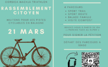Calvi : Un rassemblement à vélo pour la création de pistes cyclables en Balagne