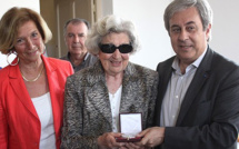 Réception à la mairie de Calvi en l'honneur de "Marie-Thé" Cardineau