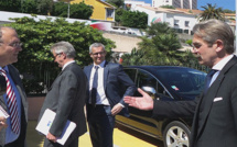 Frédéric Thiriez en visite en Corse