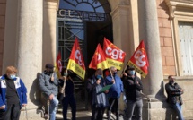 Muvistrada : la CGT manifeste devant la mairie d'Ajaccio