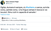 #Twittemu : e reti suciali si mettenu à u corsu