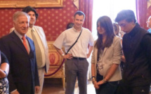 Des élèves allemands reçus à la mairie d’Ajaccio