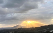 La photo du jour : derniers rayons de soleil sur Ajaccio