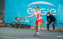 Valéria Savinykh (Russie) et  Susan Bandecchi (Suisse) en finale du Ladies Open Calvi-Eaux de Zilia