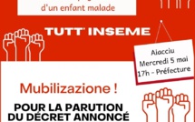 Accompagnants d'enfants malades : Inseme appelle à la mobilisation générale ce mercredi 5 mai à Ajaccio
