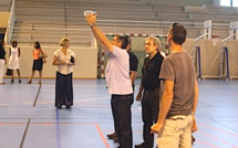 Les élus ont visité le complexe sportif de Calvi-Balagne