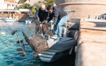 Nettoyage de printemps au port de Calvi