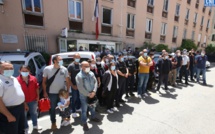 Manifestation des policiers : un rassemblement aussi à Ajaccio 
