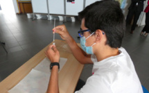 Covid-19 : première séance d’autotests au lycée de la Plaine du Fium'Orbu