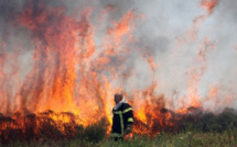 Violent incendie à la sortie de Calvi