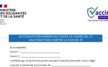 Vaccination des ados : voici l'autorisation parentale à télécharger