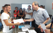 Bastia : Les stagiaires de l'e2c ont reçu leur ACA !