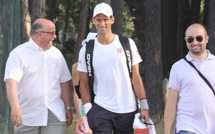 Novak Djokovic fait sensation au Tennis Club de Calvi