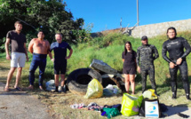 A Ajaccio les bénévoles de la Corsica Clean Nature se mobilisent pour nettoyer la plage du Lazaret
