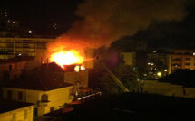 Ajaccio : Un immeuble du boulevard Scamaroni en flammes