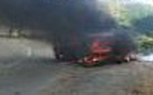 Rallye Centre-Corse : La voiture de Trojani prend feu