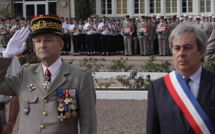 Prise d'armes au 2e REP de Calvi pour la Saint-Michel