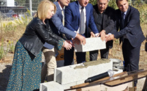 La première pierre de la salle de spectacles Calvi-Balagne a été posée