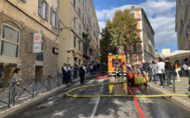 Une explosion suivie d'un incendie dans le centre-ville de Bastia