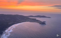 La photo du jour : la baie de Calvi vue du ciel