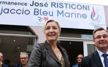 Marine Le Pen en visite à Ajaccio