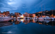 La photo du jour : le port de Porto-Vecchio à l'heure bleue