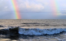 La photo du jour : à Saint-Florent, il y a le ciel, l'arc-en-ciel et la mer..