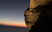 La photo du jour : beauté crépusculaire à Bonifacio