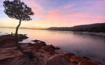 La photo du jour : quand le soir descend sur Palumbaghja