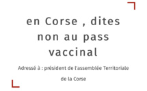 Une pétition contre le pass vaccinal rassemble 2 000 signatures en Corse