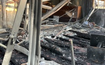 Bastia : la terrasse d'un établissement détruite par un incendie sur le port de Toga