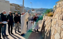 Bénédiction de la nouvelle croix du Calvaire de Calvi