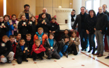 La tour de Miomo reconstituée par les élèves de Folelli