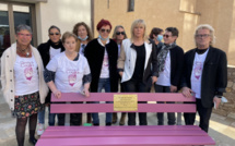 Pietranera : un banc violet pour dénoncer les violences faites aux femmes