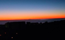 La photo du jour : lever de soleil sur la mer Tyrrhénienne