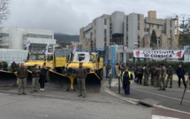 Visite de Gérald Darmanin en Corse : les forestiers sapeurs se mobilisent à Bastia 
