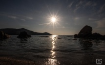 La photo du jour : fin d'après-midi sur la plage de Mare e Sole