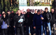 Le S.T.C Marins devant les grilles de l’Assemblée de Corse :  « Pacte Social ou pacte des loups ? »