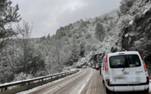 Neige : le Col de Vizzavona fermé aux véhicules