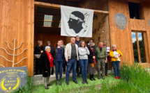 La députée européenne EELV Marie Toussaint à la rencontre du collectif Tavignanu Vivu