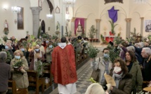 Bastia : à l'église Notre Dame de Lourdes, le dimanche des Rameaux rassemble des centaines de fidèles 
