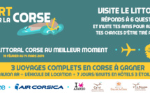 "Départ pour la Corse" : Un quizz, un voyage et un séjour d'une semaine à gagner