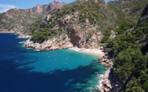 La photo du jour : la plage de Ficaghjola, dans le golfe de Porto