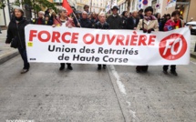 Cherté de la vie : les retraités FO de Haute-Corse en colère