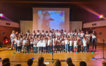 Un premier concert pour la chorale de l’école maternelle de Mezzavia 