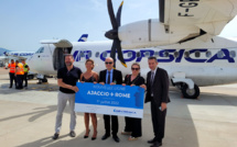 Une nouvelle ligne aérienne pour relier Ajaccio à Rome